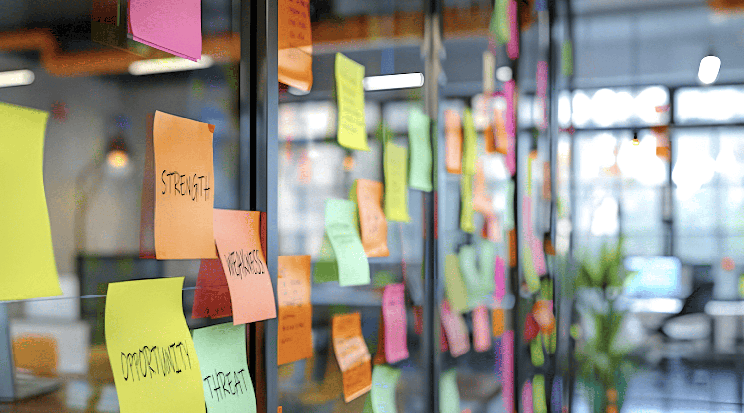 start a brain stroming wall at work